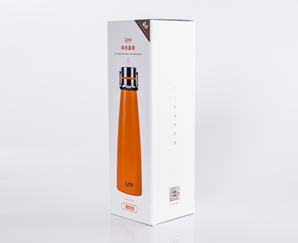 KKF桔色保温水杯-瓦楞彩盒